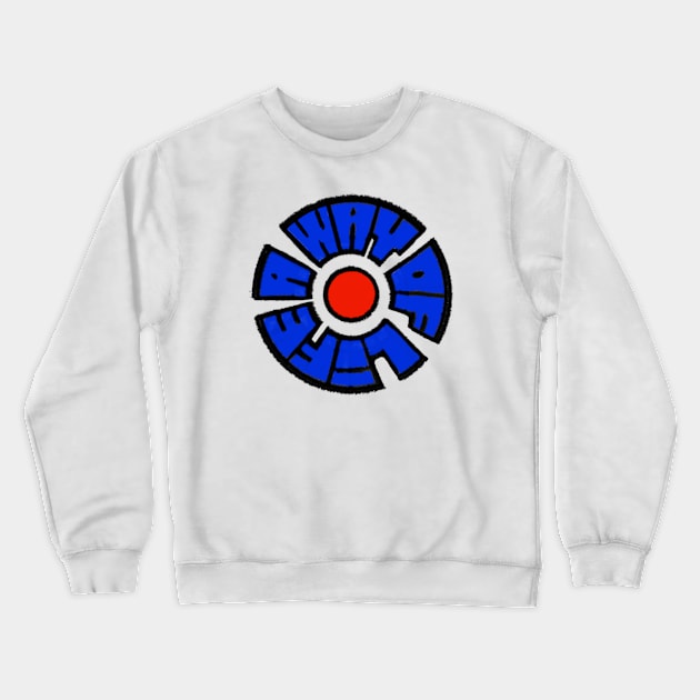 A Way Of Life, Mod Roundel Crewneck Sweatshirt by Scooter Portraits